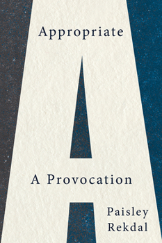 Paperback Appropriate: A Provocation Book