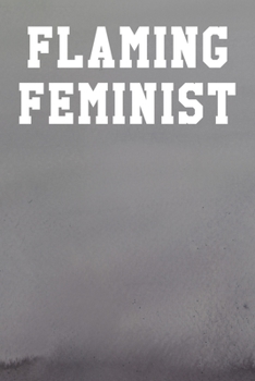Paperback Flaming Feminist: Blank Ukelele Tab Notebook 6"x9" 120 Pages Book
