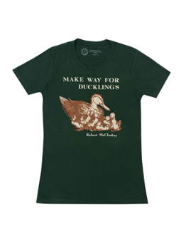 Make Way for Ducklings Women's Crew T-Shirt Large