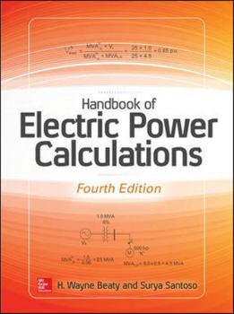 Hardcover Handbook of Electric Power Calculations, Fourth Edition Book