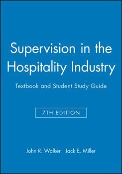 Hardcover Supervision in the Hospitality Industry, 7e with Student Study Guide Set Book