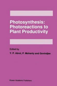 Paperback Photosynthesis: Photoreactions to Plant Productivity Book