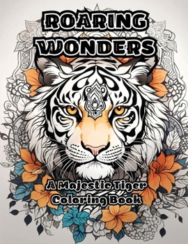Paperback Roaring Wonders: A Majestic Tiger Coloring Book