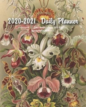 2020-2021  Daily Planner: Orchideae  |  2 Year Monthly Calendar 2020-2021 (with Federal Holidays )  |  Agenda Planner for 90 days  |  8" x 10" (20.32 x 25.4 cm)