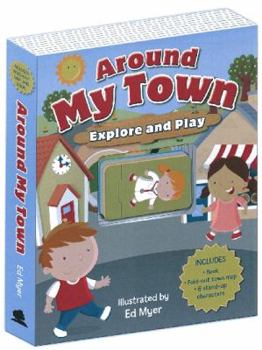 Board book Around My Town: Explore & Play Book