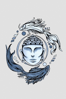 Paperback Super Plain Journal (6 x 9 In): Buddha and Koi Fish Book