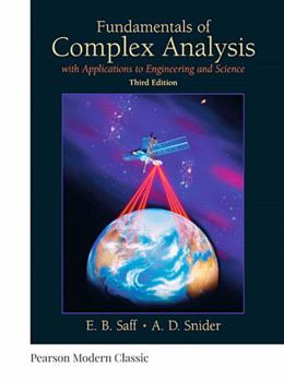 Paperback Fundamentals of Complex Analysis with Applications to Engineering and Science (Classic Version) Book