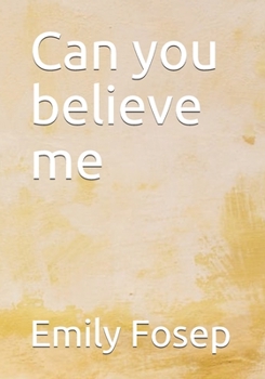 Paperback Can you believe me Book