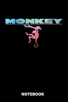 Monkey Notebook: 100 Dotted Pages | 6X9 Inches | Sketchbook | Diary | Journal | For Men And Women | Christmas Or Birthday Gift For Him And Her | Funny Gift Idea | For Office | For School