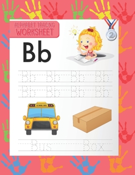 Paperback Alphabet tracing worksheet: The book of tracing letters of the alphabet and the perfect handwriting Book