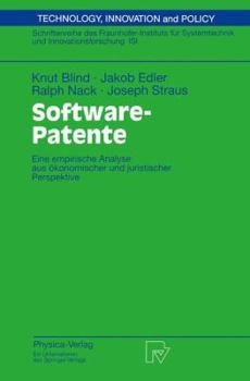 Paperback Software-Patente: Eine Empirische Analyse Aus Ökonomischer Und Juristischer Perspektive [German] Book