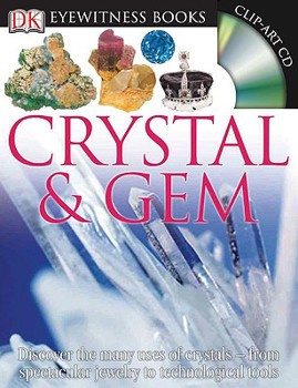 Hardcover Crystal & Gem [With Clip-Art CD] Book