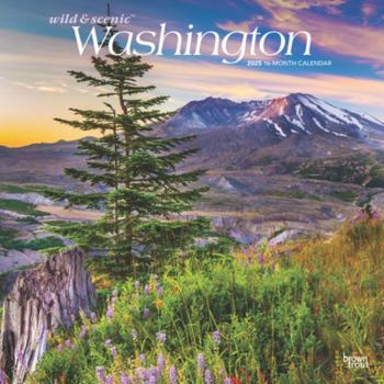 Calendar Washington Wild & Scenic 2025 12 X 24 Inch Monthly Square Wall Calendar Plastic-Free Book