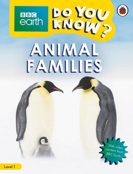 Paperback Do You Know? Level 1 - BBC Earth Animal Families Book