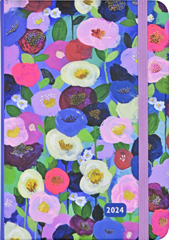 Hardcover 2024 Floral Fields Weekly Planner (16 Months, Sept 2023 to Dec 2024) Book
