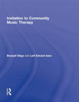 Hardcover Invitation to Community Music Therapy Book