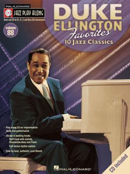 Paperback Duke Ellington Favorites: Jazz Play-Along Volume 88 Book