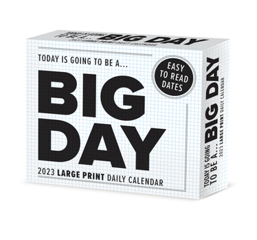 Calendar Big Day 2023 Box Calendar Book