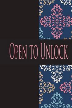 Open to unlock: <B> password keeper book Size 6x9 inches, 120 pages Big column for recording. This Internet Password organizer book have 6 entries per page, </B>