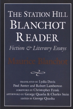 Paperback Station Hill Blanchot Reader Book