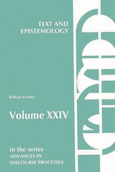 Hardcover Text and Epistemology Book