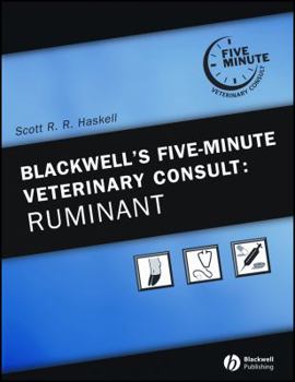 Hardcover Blackwell's Five-Minute Veterinary Consult: Ruminant Book