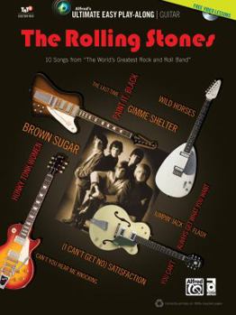 Paperback Ultimate Easy Guitar Play-Along -- The Rolling Stones: 10 Songs from the World's Greatest Rock and Roll Band (Easy Guitar Tab), Book & DVD [With DVD R Book