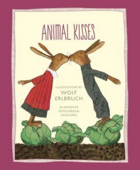 Cards Animal Kisses: Notecards Book