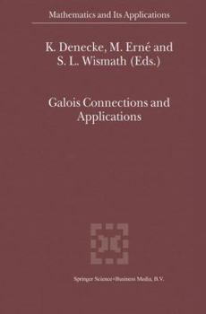 Paperback Galois Connections and Applications Book