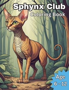 Paperback Sphynx Club Coloring Booklet Book