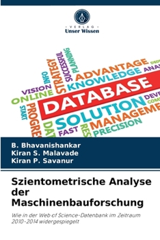 Paperback Szientometrische Analyse der Maschinenbauforschung [German] Book