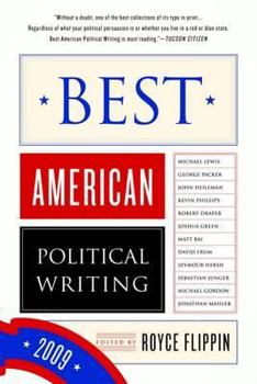 Paperback Best American Political Writing 2009 Book