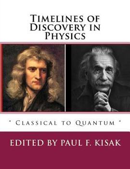 Paperback Timelines of Discovery in Physics: " Classical to Quantum " Book