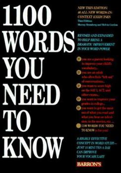 Paperback 1100 Words You Need to Know Book