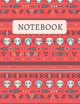 Notebook: Dead Head Design (Dead Pattern), 8,5" x 11" Size Notebook(Journal) with 120 Isometric Paper Pages (Dead Head Cover)
