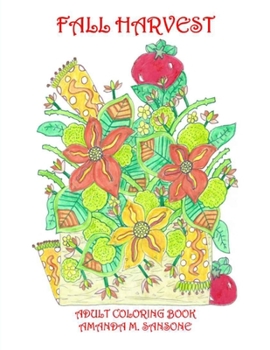 Paperback Fall Harvest: Adult Coloring Book