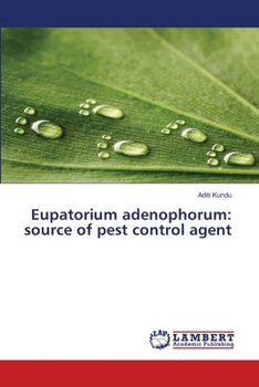 Paperback Eupatorium adenophorum: source of pest control agent Book