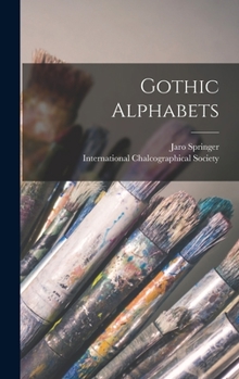 Hardcover Gothic Alphabets Book