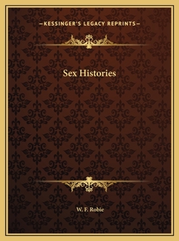 Hardcover Sex Histories Book