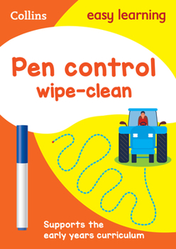 Paperback Pen Control Wipe-Clean Activity Book [With Marker] Book