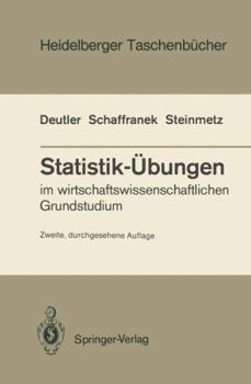 Paperback Statistik-Übungen: Im Wirtschaftswissenschaftlichen Grundstudium [German] Book
