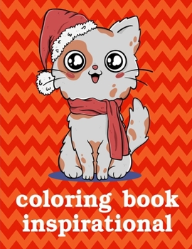 Coloring Book Inspirational: Coloring Book ,Relax Design for Artists with fun and easy design for Children kids Preschool (Christmas Gift)