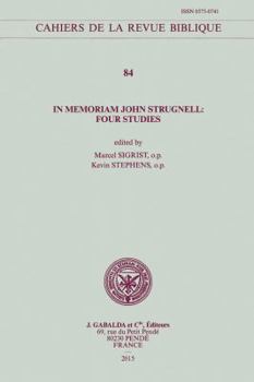 Paperback In Memoriam John Strugnell: Four Studies Book