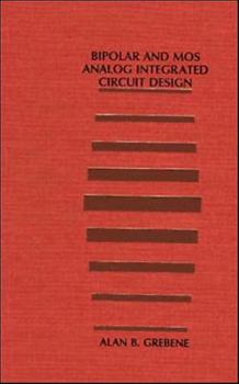 Hardcover Bipolar & Mos Analog Integrated Circuit Design Book