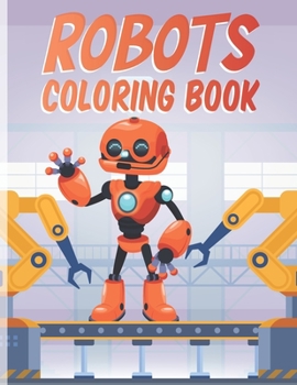 Paperback Robots Coloring Book