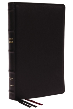 Leather Bound KJV Holy Bible: Large Print Thinline, Black Goatskin Leather, Premier Collection, Red Letter, Comfort Print (Thumb Indexed): King James Version [Large Print] Book