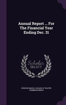Hardcover Annual Report ... for the Financial Year Ending Dec. 31 Book