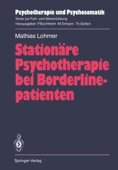 Paperback Stationäre Psychotherapie Bei Borderlinepatienten [German] Book