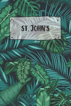 St. John's: Ruled Travel Diary Notebook or Journey  Journal - Lined Trip Pocketbook for Men and Women with Lines