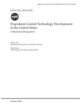 Paperback Propulsion Control Technology Development in the United States a Historical Perspective Book